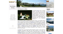 Desktop Screenshot of bulgarien-lexikon.de
