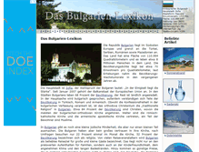 Tablet Screenshot of bulgarien-lexikon.de
